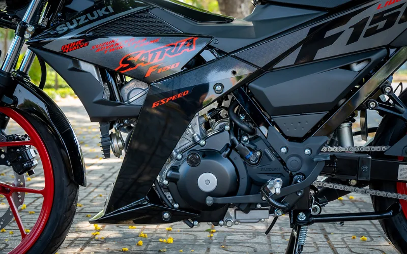 Suzuki Satria 2025 vẫn duy trì được những ưu điểm nổi bật về thiết kế đậm chất thể thao