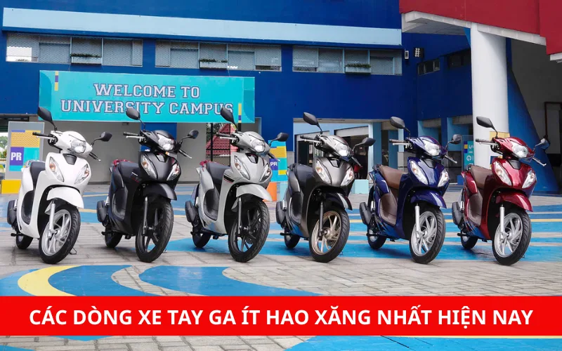 Các dòng xe tay ga ít hao xăng đáng mua nhất hiện nay