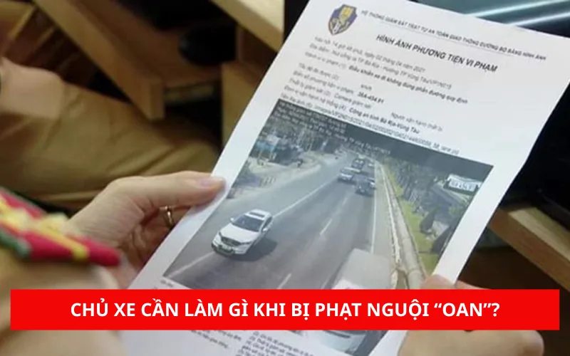 Không vi phạm nhưng vẫn bị phạt nguội, chủ xe cần làm gì?