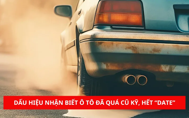 Dấu hiệu nhận biết ô tô đã quá cũ kỹ, hết "date"