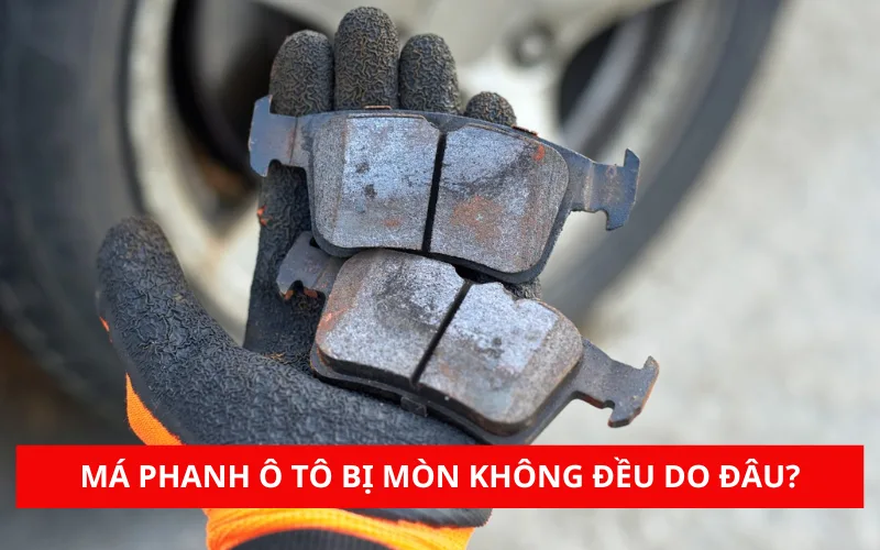 Nguyên nhân khiến má phanh ô tô mòn không đều
