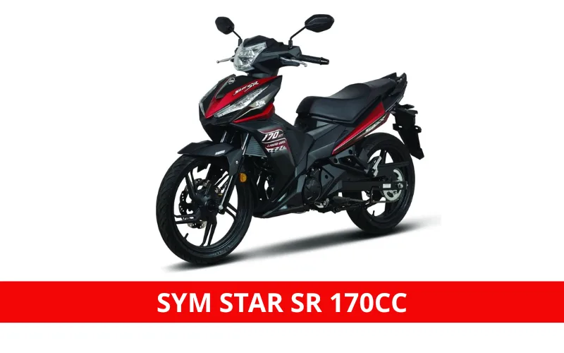 SYM Star SR là dòng xe tay côn tầm trung dùng động cơ 170cc mạnh mẽ, mặc dù được trang bị nhiều tiện ích hấp dẫn