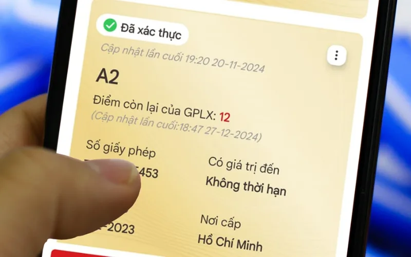 Các lỗi vi phạm bị trừ 4 điểm bằng lái xe
