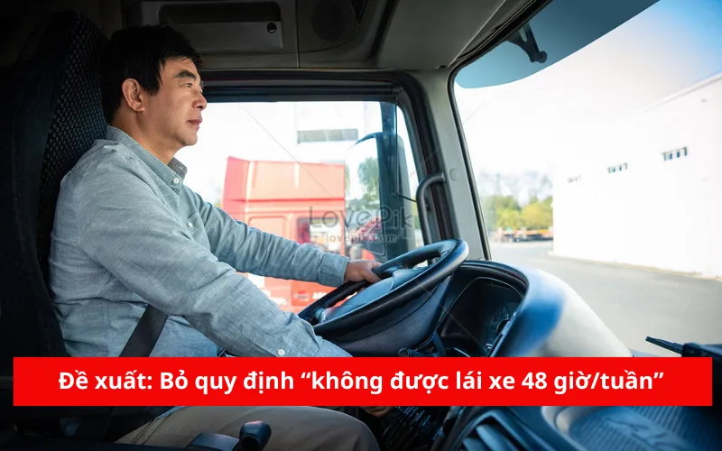 Đề xuất bỏ quy định: "không lái xe quá 48 tiếng mỗi tuần"