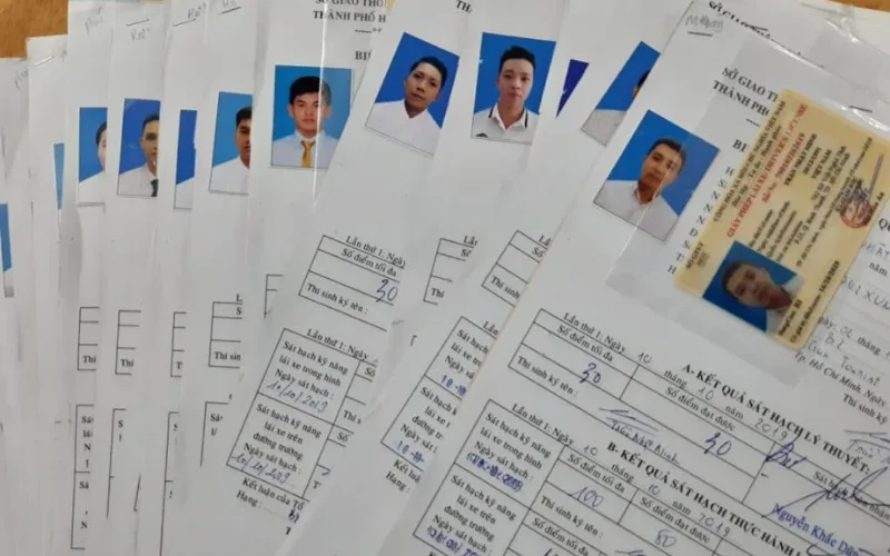Thi bằng lái xe máy hạng A, A1 cần chuẩn bị giấy tờ gì?