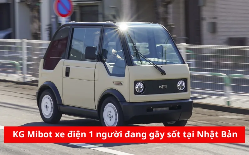 KG Mibot xe điện 1 người đang gây sốt tại Nhật Bản